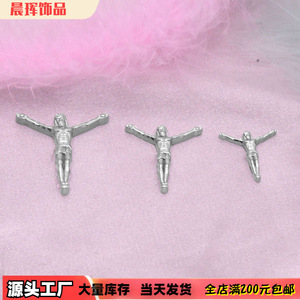 Stainless Steel Crucifix Pendant <b>28mm</b> 23mm 18mm For Necklace Making Jewelry Findings Components Spring 2024 - Product Image 5