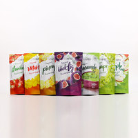 Custom Logo Food Bag Waterdichte Dry Fruit Zip Lock Aluminium Plastic Zakken Poly Stand Up Pouch Milieuvriendelijke Recyclebare Voedsel Zakken