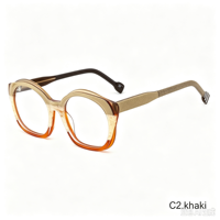 Monture de lunettes optiques en acétate, monture de lunettes de vue multicolores tendance pour femmes et hommes