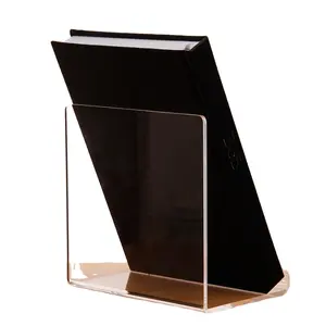 High quality Top sale Custom Multi_colored Acrylic book stand for retail shop Fashion Display Fixtures