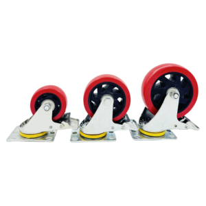 Herstellerangebot: Schwerlast-Kunststoff-Schwenkrolle 4 Zoll <span class=keywords><strong>100mm</strong></span> Rad mit Oberplatte und Bremse - Product Image 4