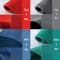 Robuster Polypropylen-Schwimmbad teppich Modernes Mesh-Design Wasserdichte Strand-Küchen teppiche im Freien Gewebtes Design für den Heimgebrauch