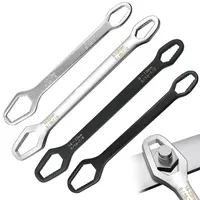 Haushalts-Wartungsschlüssel, doppelseitiger, selbstspannender, verstellbarer Schraubenschlüssel 8-22mm lang mit beidseitigem Mehrform-Schlüsselkopf