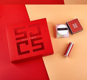 Cosmétiques de luxe pour femmes, rouge à lèvres personnalisé imperméable, poudre libre, poudre fixante en coussin d'air, <span class=keywords><strong>coffret</strong></span> cadeau personnalisé, vente en gros - Product Image 4