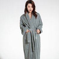 Peignoir de luxe en gaze de coton jacquard épaissie à 6 couches, peignoir personnalisé pour homme 3