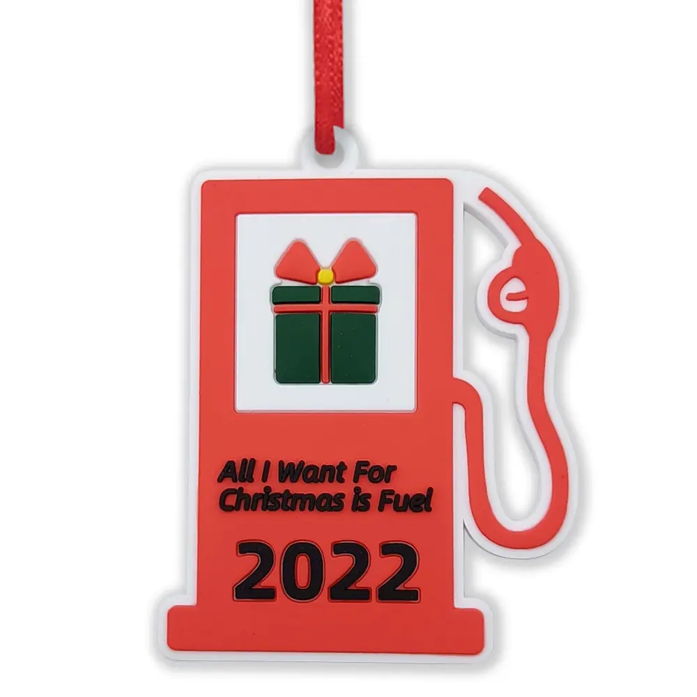 2022 АЗС-заправочная станция с низким уровнем топлива, Рождественское украшение-все, что я хочу на Рождество, топливо