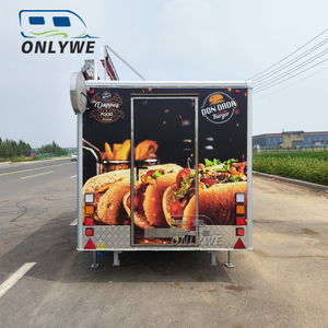 <span class=keywords><strong>ONLYWE</strong></span> Remorques de restauration rapide de haute qualité de 16 pieds entièrement équipées, camion de nourriture avec cuisine complète, chariots de nourriture mobiles pour kebab doner à vendre - Product Image 6