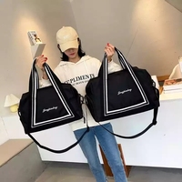 Grand sac de Sport en toile pour femmes, logo personnalisé de luxe, pour le week-end, la Gym, les voyages et les soirées