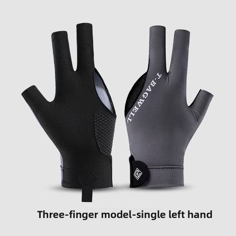 มือซ้ายสามนิ้วสีเทา