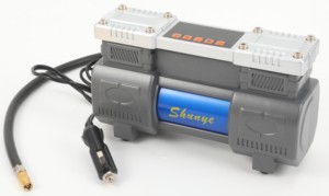 150PSI xi lanh kép Máy nén khí 12V DC Heavy Duty xách tay Tire Inflator cho xe ô tô, xe tải, suvs & Off-Road phương tiện đi lại - Product Image 5