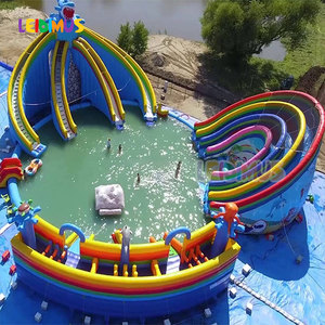 Kira için şişme su kaydırağı yaşam dolu kale su kaydırağı şişme su kaydırağı - Product Image 6