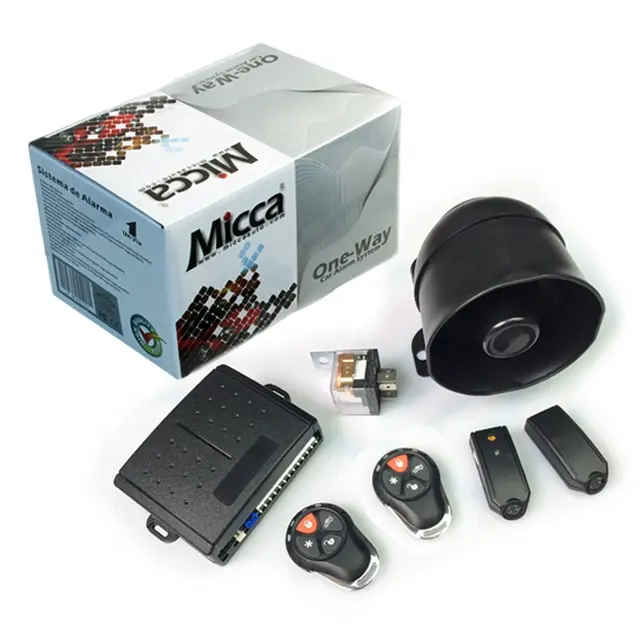 OW350-US04 MICCA Universal Car Alarm with Ultrasonic sensor, Alarma Volumetrica, Alarme con Sensor Ultra Som