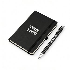 2026 Promo Wholesale A5 PU Leather Custom Logo Journal Personalized Design <b>Note</b> <b>Book</b> Minimalist Business Office Gift Notebook - Product Image 1