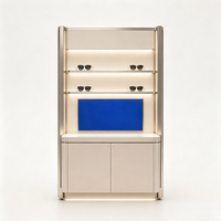 Meubles de présentation sur mesure pour lunettes, style moderne, pour magasins d'optique : Vitrines décoratives personnalisées pour lunettes