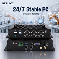 Mini PC industriel sans ventilateur GT7000 Intel Core I7-8550U 4G WiFi double LAN pour l'acquisition de données en ferme solaire