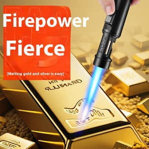 Nouvelle torche de soudage portable haute puissance à flamme bleue, rechargeable, coupe-vent, pour le camping - Product Image 3