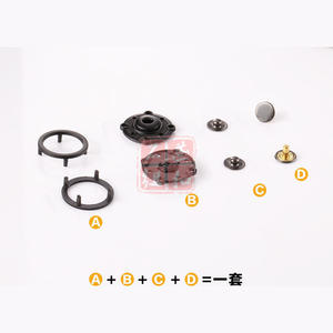 Circle Snap Button 20 Mm Alloy Nickel Free Round Concealed For Coat - Product Image 4
