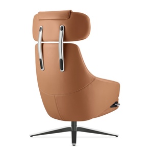 <span class=keywords><strong>Fauteuil</strong></span> d'appoint en cuir PU au design contemporain 360 °   <span class=keywords><strong>Fauteuil</strong></span> pivotant avec appui-tête, adapté au bureau, à la réception et à la maison - Product Image 2