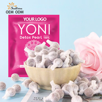 100% Efficace Naturel À Base De Plantes Féminin Soins Yoni Produits Tampon Encreur Logo Personnel Detox Perles Yoni Perles