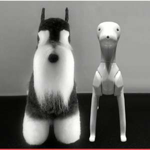 KyrenMed Schnauzer modello di peli di cane per taglio di peli di cane parrucca per la toelettatura canina manichino per la pratica della toelettatura di animali domestici - Product Image 3