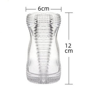 Coppa per Masturbazione Maschile Trasparente a Tre Fasi, Masturbatore a Grana Grossa per Allenamento e Ritardo, Giocattolo Sessuale per Adulti - Product Image 5