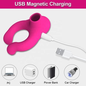 10 frequenza succhiare vibratore negozio di sesso pene anello Clit ventosa anello per adulti prodotti per lo scroto massaggiatore giocattoli sessuali per coppia - Product Image 4