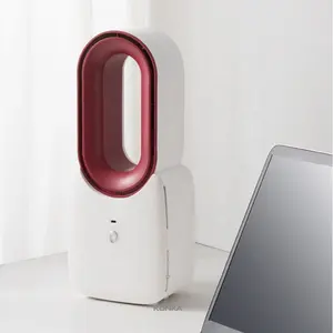 New Design Mini Electric Fan Heater Portable Leafless cooling and heating fan 800W Wingless Fan for office