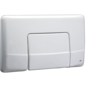 Placa de descarga de un solo flujo para cisternas Diomante y Giada, botón de descarga blanco para inodoro - Product Image 1