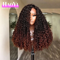 Perruque bouclée birmane HD Lace Wig 30 pouces en cheveux humains, sans colle, pré-épilée, pré-décolorée, vente en gros pour salons