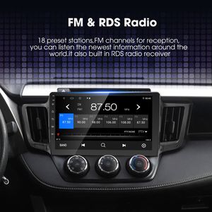 Radio de Auto Android Rhythm de 10 Pulgadas y 2 Din con Nueva Interfaz de Usuario 5.0, Herramienta de Temas, Carplay, Android Auto, Navegación GPS para Toyota RAV4 2013-2018 - Product Image 3