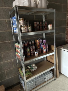 כלי בית אחסון התצוגה מדפים ללא דופי פלדה racing מתכתי ערמה מדפים 5 שכבה - Product Image 5