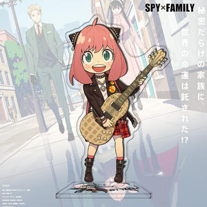 Vente en gros de support acrylique 16cm <span class=keywords><strong>SPY</strong></span> <span class=keywords><strong>FAMILY</strong></span> 100 styles double face HD support acrylique personnalisé Anya Yor support photo pour décoration de bureau - Product Image 3