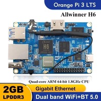 Carte de développement originale Orange Pi 3 LTS Allwinner H6, système Android Linux, kits de modules électroniques pour la programmation de robots, Guangdong