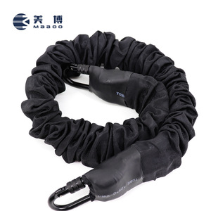 Corde élastique de yoga Maboo T-01 60-100 kg Noir Rouge Sangles de résistance pour le fitness et le remodelage corporel - Product Image 4