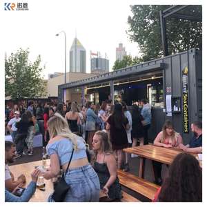 Cina popolare contenitore ristorante per la vendita Custom contenitore Bar prefabbricato caffè chiosco contenitore <span class=keywords><strong>Cafe</strong></span> per il cibo - Product Image 3