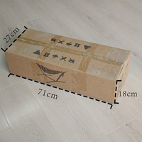 AOXU Hamac de camping en plein air, tente de lit en toile de coton avec support, chaise avec pochette de transport, hamac pliant avec cadre