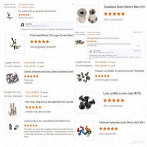 Anneaux d'extrémité de tuyau boulons pour crémaillère <span class=keywords><strong>taquet</strong></span> de verrouillage à tête fraisée écrou pop écrous M6 boulon et pinces à baril boulon à vis de liaison Chicago en titane - Product Image 4