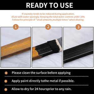 Acrylic-Based Waterborne <strong>Rust</strong> <strong>Converter</strong> Metal Primer Liquid Coating <strong>Paint</strong> with <strong>Rust</strong> Reform Seal - Product Image 6