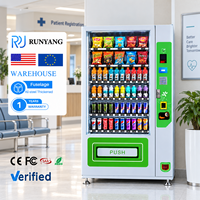 Distributeurs automatiques intelligents commerciaux personnalisés RUNYANG pour les collations, distributeurs automatiques pour les aliments et les boissons