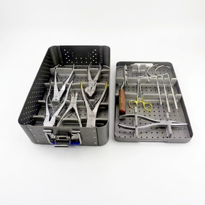 Juego Completo de Instrumentos Ortopédicos K-Wire, Kit Quirúrgico de Fijación Ósea Manual, Implantes de Alambre de Acero Inoxidable, Certificado CE, 1 Año de Garantía - Product Image 1