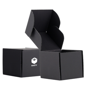 Velas <span class=keywords><strong>Mimi</strong></span> de lujo con tablero corrugado negro Logotipo blanco y carpeta Caja de regalo Velas de <span class=keywords><strong>café</strong></span> y canela perfumadas - Product Image 1