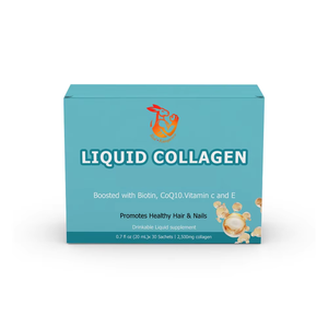 Collagène liquide de haute qualité en sachets, complément alimentaire pour une peau plus lisse, des ongles plus forts et des cheveux éclatants pour adultes - Product Image 1