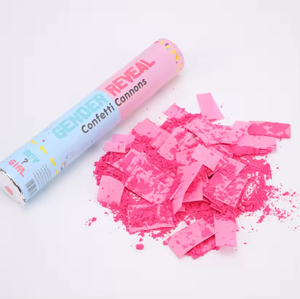 Cannone Sparacoriandoli Ecologico Ignifugo per Feste, Rivelazione del Sesso del Bambino, Baby Shower, Laurea, Natale - Product Image 6