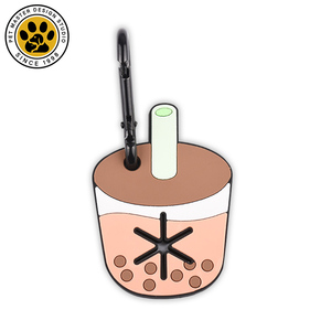 SinSky Bière Forme Mains Libres Chien Merde Sac Titulaire Silicone Vin Baril Drôle Mignon Boba Café Merde Sac Titulaire avec Clip Suspendu - Product Image 2