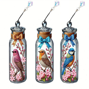 New DIY Handmade Diamond Painting Acrylic Material Crystal Pendant Bookmark