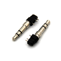 Échantillon Gratuit Pas Cher Connecteur Jack TRS Auxiliaire 3P 3,5 mm 12V en Laiton pour Casque Audio