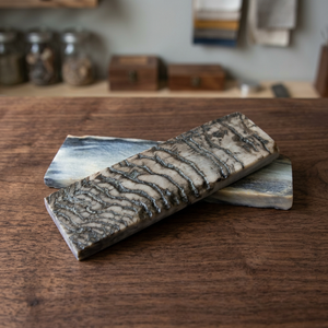Plaques de corne de mouton naturelles pour couteaux, poignées rectangulaires vierges pour fabricants européens de couteaux et de couverts - Product Image 1