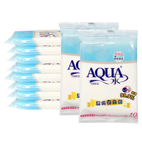 Lingettes humides jetables à l'eau de qualité supérieure 99.9% Papier toilette antibactérien sain et sûr non parfumé