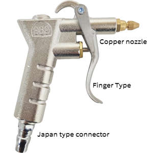 Pistolet à air comprimé professionnel en laiton, outil manuel en alliage réglable haute pression, soufflette pneumatique en alliage - Product Image 2