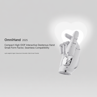 Mano Robótica Diestra AGIBOT OMNIHAND 16 DOF, Ligera (500g), con 400 Sensores de Fuerza, Pinza Humanoide